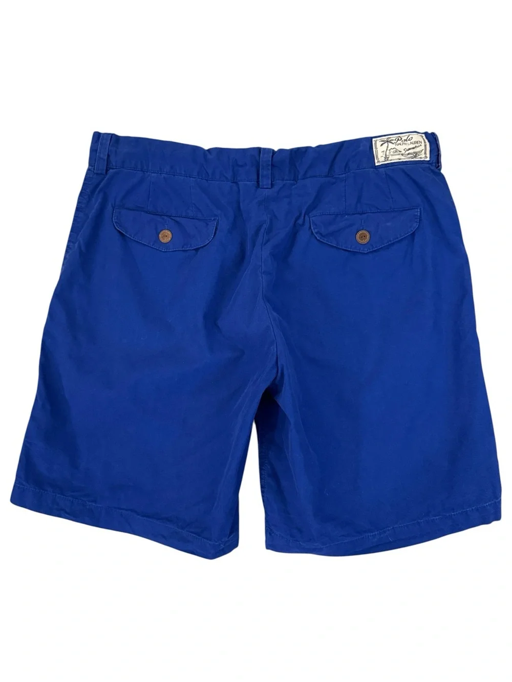 Vintage 90s Polo Ralph Lauren Royal Blue Swim Hybrid Shorts Mens 34